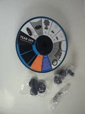 Yzert Solar Fountain for Bird Bath Black Blue  Flower-No Battery, 3.5W