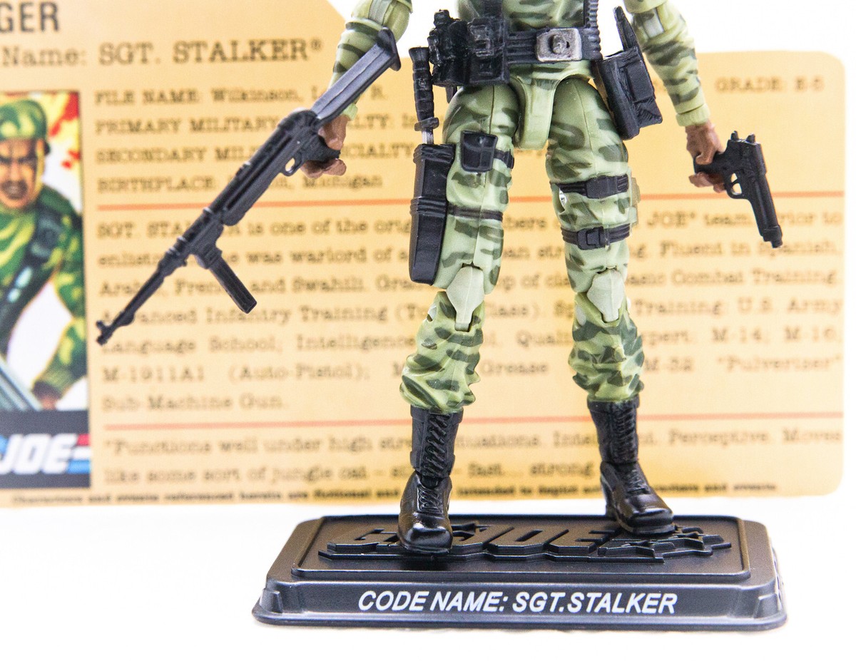 2007 Hasbro G.I. Joe 25th Anniversary SGT. STALKER v9 Figure
