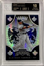 2019 Crusade #16 Gleyber Torres HYPER PRIZM /299 BGS 10 BLACK LABEL PRISTINE