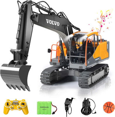 Volvo RC Excavator 17 Channel 3 in 1 Construction Toys, 17 Channel Remote Contro