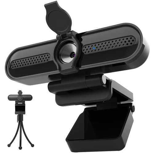 W4DS 2K Webcam avec Microphone Autofocus Réduction du Bruit 78°View Correctio...