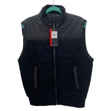 New York Yoki Black Quilted Vest Men’s Size M