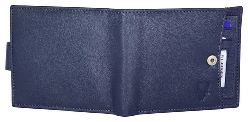 New Men's Genuine Leather Bi-fold Wallet Card Money Holder - Picture 5 of 5