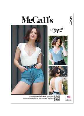 McCall s Misses Strick Body und Top Schnittmuster M8407