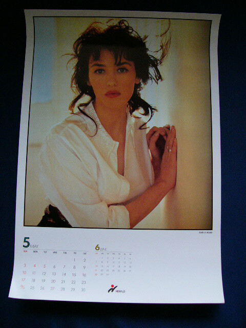 1992 Isabelle Adjani Japan VINTAGE POSTER CALENDAR VERY RARE | eBay