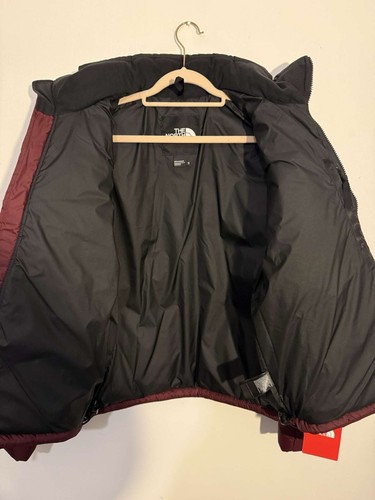 The North Face Saikuru Puffer Jacket Size XS Garnet Red and Black New with tags - Picture 19 of 20
