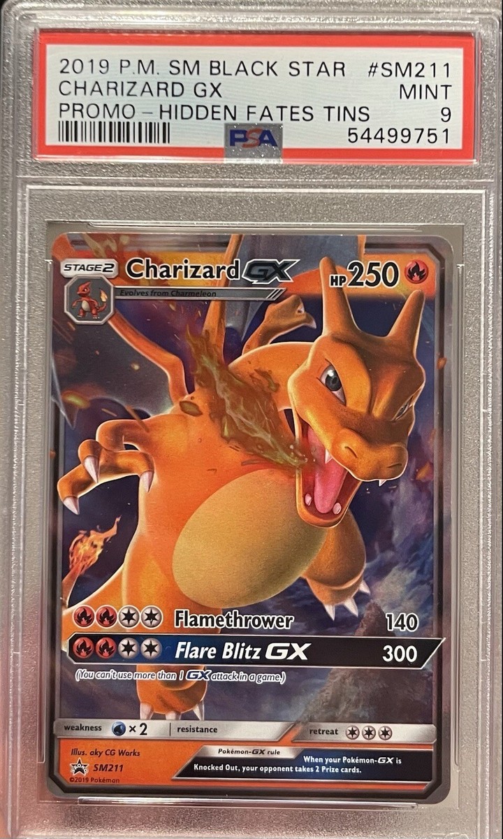 Pokemon Charizard GX SM211 PSA 9 Black Star Promo | eBay