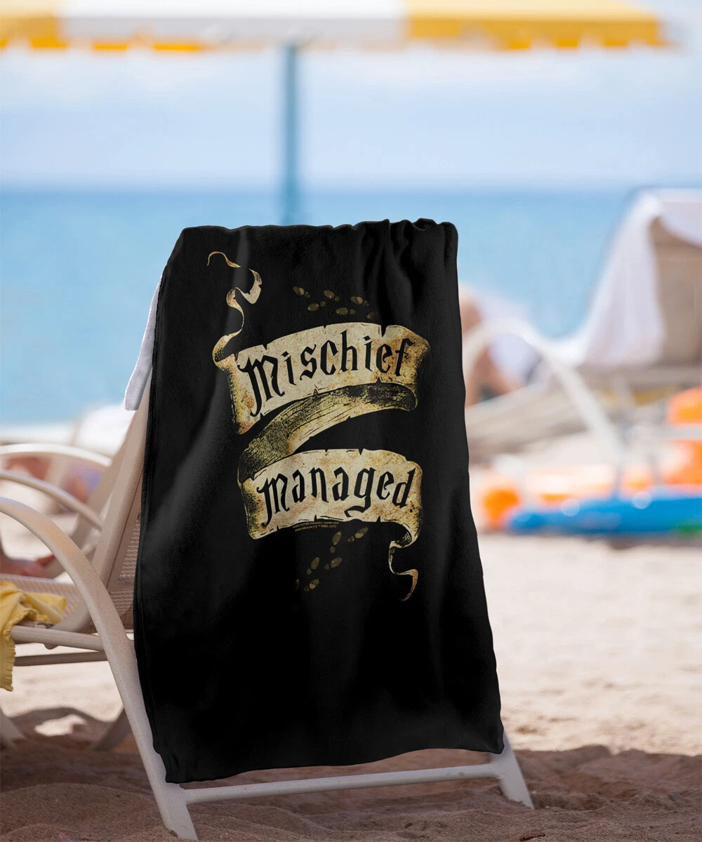 Harry Potter Mischief Managed Officially Licensed Beach Towel 30"x60"