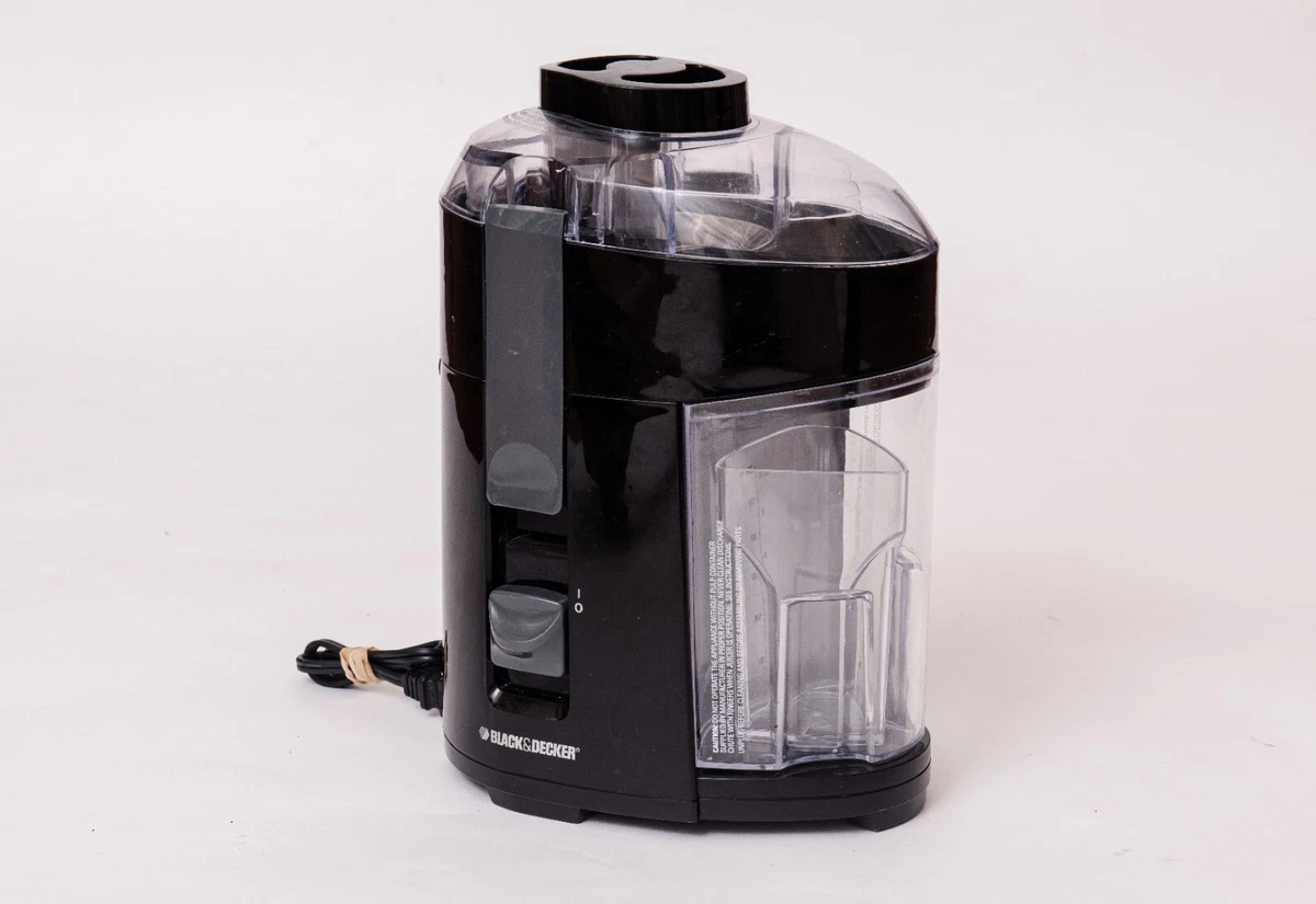 Black & Decker JE2200B Juice Extractor, Black 