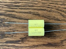 2 New 3.5 uF 250V Supertech MPT Film Audio Signal Crossover Capacitors (Qty)