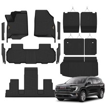 Floor Mats Cargo Liner for GMC Acadia 2024 For GMC Acadia 7 seats 2024-2026