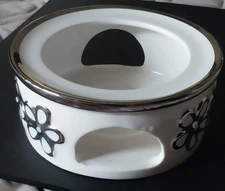 Teapot Warmer - White Ceramic Tea Warmer 