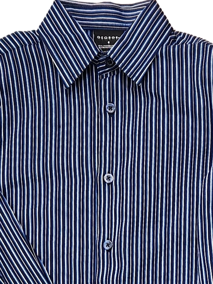 Boys 2 Piece Black & Blue Holiday Dress Shirt And Pants Set Size 6 - Image 2 of 2