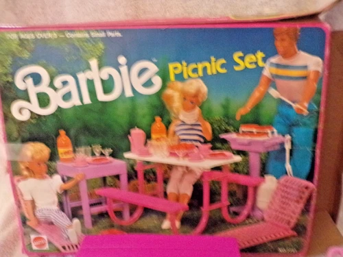 Barbie Picnic Set Mattel No 7751 Arco 1989 Vintage Missing some pieces