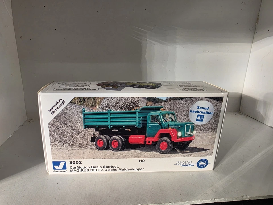Viessmann Car Motion Magirus Dump Truck 8002 HO Scale - Image 3 of 4