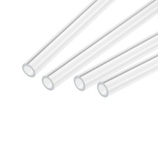 4pcs Acrylic Pipe Clear Rigid Tube 5mm ID 8mm OD 14" for Lamps and Lanterns
