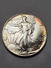 1987 Silver Eagle $1  1oz fine silver - Slight tone