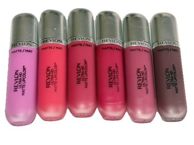 Lot Of 6 New Revlon Ultra HD Matte Lipcolor 610, 625, 635, 660, 670, 675, RARE