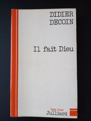 Er macht Gott | Didier Decoin | Guter Zustand