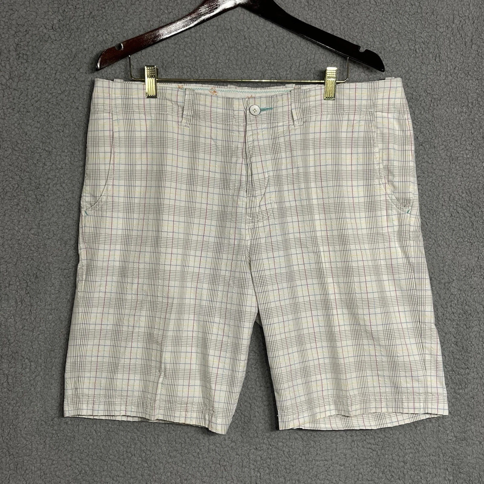 Tommy Bahama Mens Shorts 35 Multicolor Striped Relax Golf Beach Outdoor Casual