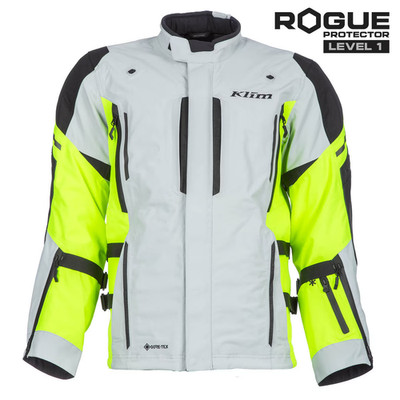 KLIM Sample Latitude Touring Motorcycle Jacket Men's Large High-rise - Hi-Vis