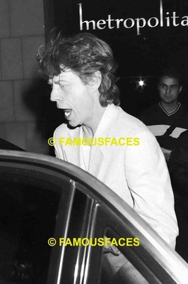MICK JAGGER ROLLING STONES TAKEN 1990'S RARE ORIGINAL PRESS PHOTO 9'' X 6'' N16604