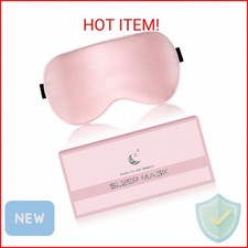 BLSSNZ Silk Sleep Mask for Women - Soft Breathable Organic Natural Mulberry Silk