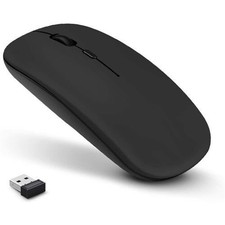 Wireless Bluetooth Mouse for Computer Silent Mice Ergonomic Optical Mouse