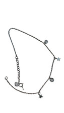 925 Sterling Silver Star Charm Anklet Adjustable Dainty Chain Women Foot Jewelry