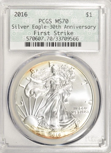 Photo of a 2016 American Silver Eagle from an eBay listing that sold on Jul 21, 2026