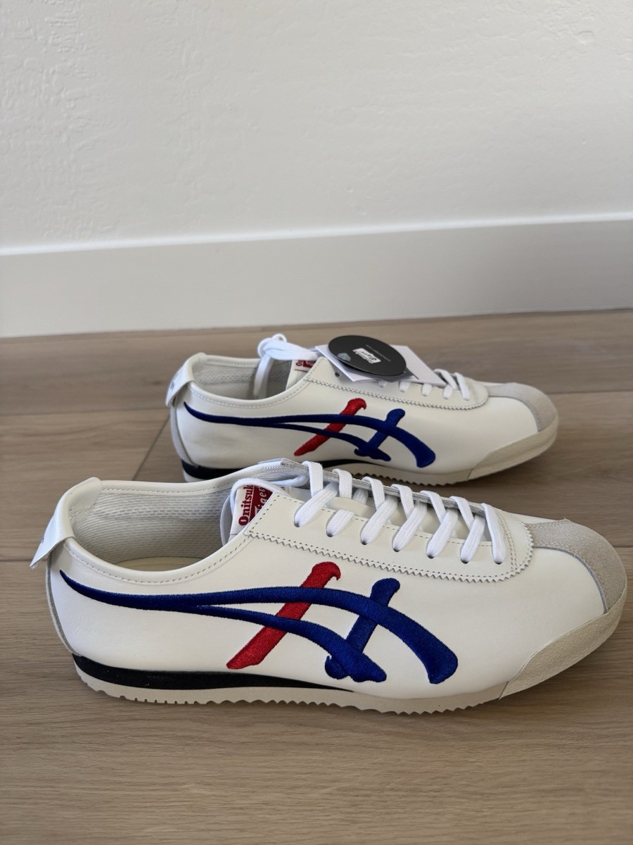 Asics Onitsuka Tiger LIMBER UP NM 1183B436-100 WHITE BLUE Size 11