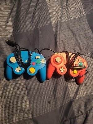 Broken Third Party GameCube Controllers. Left Sticks Drift Really Bad On Both.