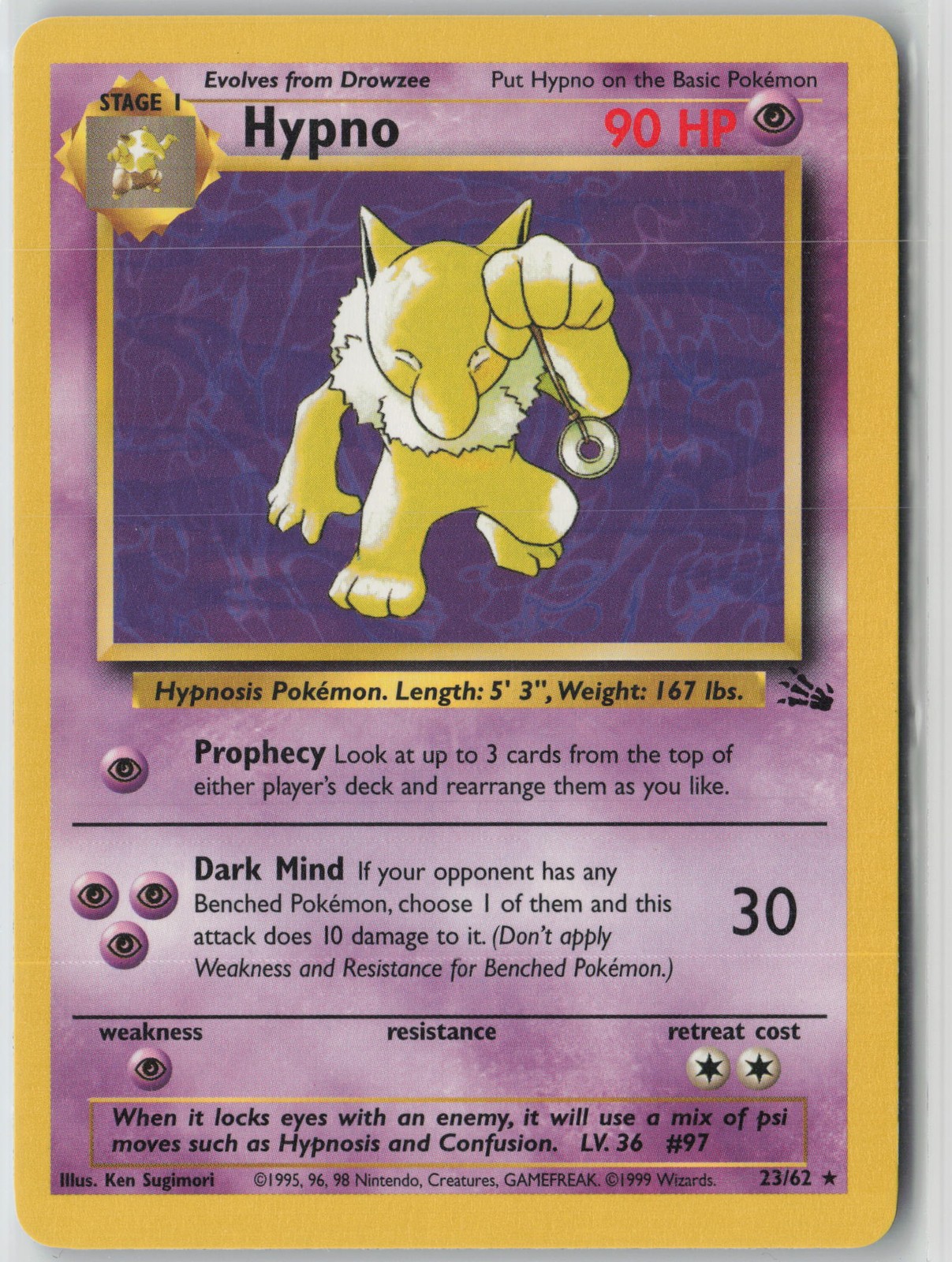 Fossil #23/62 Hypno (23)