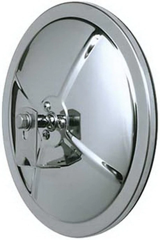 5" Heated Round Convex Stainless Steel Mirror - Ultimate Blind Spot Solution - Image 2 of 3