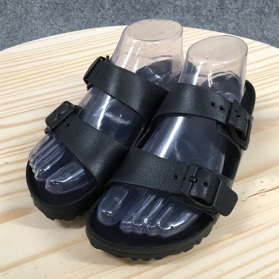 Sandálias Birkenstock Feminina 36 Arizona EVA Casual Fivela Slide Preto - Imagem 3 de 4