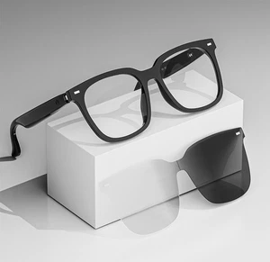 Smart Glasses Photochromic Lens Bluetooth Call Glasses Audio Eyewear Headset WJ