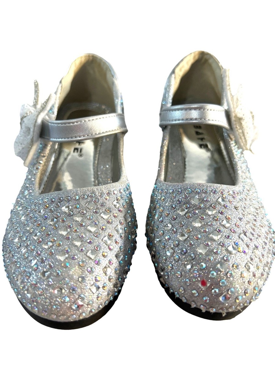 silver dress shoes for juniors Amazon.com | LAURMOSA Girls' Sandals - Dress Shoes for Kids, Open Toe Heels, High Strap Heels for Little Big Kids - Fashion Shoes for Flower Wedding Party Graduation - Silver, Size 13