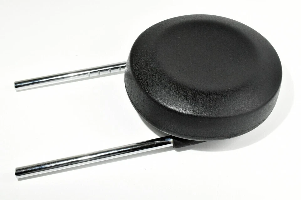 Juego reposacabezas delantero negro Fiat 500 2012-2016 lado conductor y pasajero OEM Foto 3 de 4