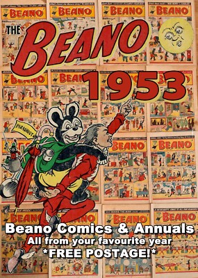 Beano Comics & Annual from 1953 #546 - 597 Choose your Issue
