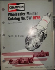 1976 Champion Plug Application Chart Catalog  