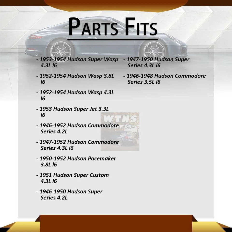 Conjunto de tornillo de ajuste de freno de tambor trasero 2x para Hudson Super Custom 4,3 L 1951 Foto 4 de 4