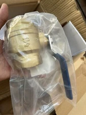 2 Each 1 1/2 in. Brass FIP x FIP Threaded Full Port Ball Valve