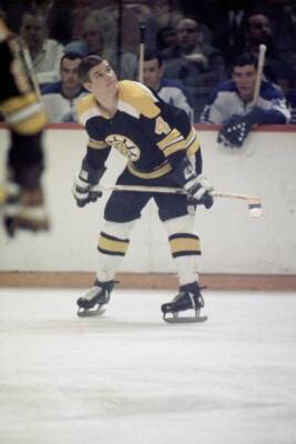 1960s Hockey Boston Bruins Bobby Orr On Ice During Game Ice Hockey Old Photo