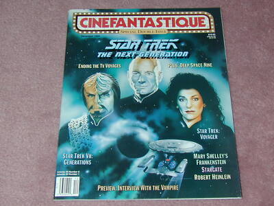 CINEFANTASTIQUE v.25 n.6/v26 n1, Star Trek The Next Generation, FREE SHIPPING