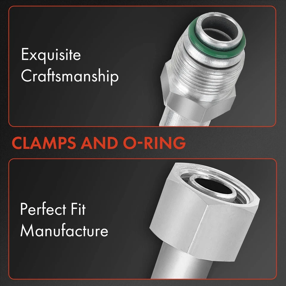 Conjunto de manguera de línea de succión de aire acondicionado para Jeep Cherokee 1994 1995 1996 L6 4,0 L 55037204 Foto 3 de 4