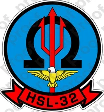 STICKER USN HSL 32 INVADERS