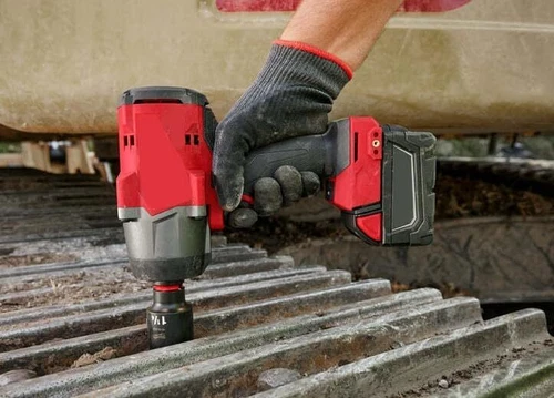 For Milwaukee 18V M18 FUEL 1/2" High Torque Impact Wrench Red+Black Cordless - Picture 5 of 9