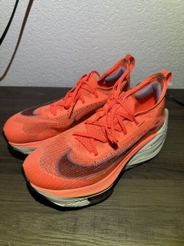Size 8 - Nike Air Zoom Alphafly Next% Bright Orange W - Picture 1 of 7