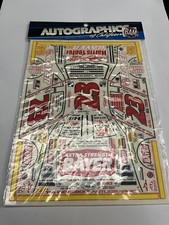 AUTOGRAPHICS BAYER 23 HARRIS TEETER RACING STOCK CAR DECALS PEEL AND STICK 
