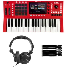 Akai Professional MPC KEY 37 MPC Music Recording Production Keyboard w Headph...